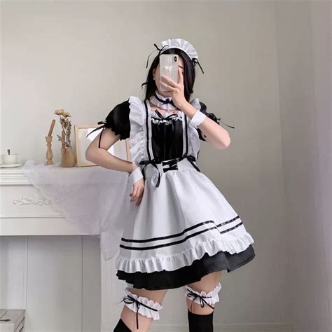 Jual Sexy Chan Kawaii Maid Dress Uniform Lingerie Seragam Pelayan Wanita Seksi Costume Babydoll