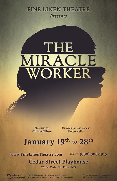 miracle worker  fine linen theatre
