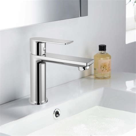 Смеситель для раковины, Golden Fox, Broads, короткий излив, с ...