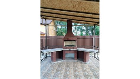 Купить печь барбекю для беседки №18 | Пайншоп