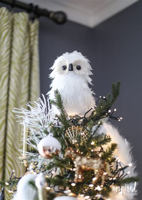 Owl Tree Topper Owl Christmas Decor Owl Christmas Tree Owl