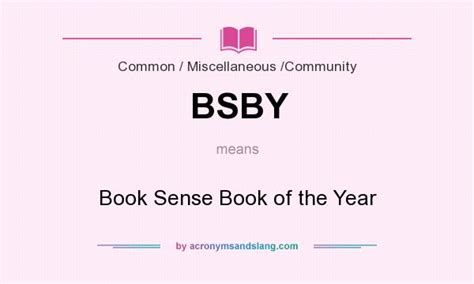What does BSBY mean? - Definition of BSBY - BSBY stands for Book Sense ...