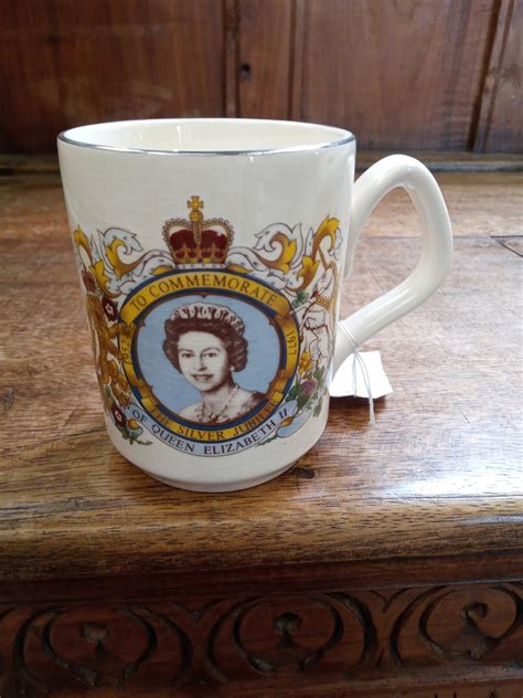 Silver Jubilee Of Queen Elizabeth Ii Mug Etsy