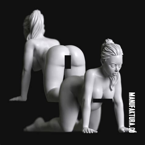 D Printable Sub Series Naked Pregnant Female Prisoner Slave By Manufaktura Miniatures LLC