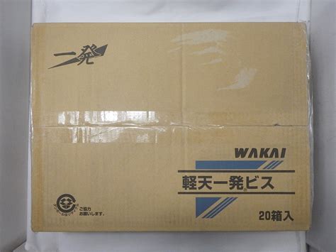 21 4108 Wakai 若井産業 軽天一発ビス 1000本×20箱 三価ユニクロ ラッパ 35×22mm D8 713522l工事用