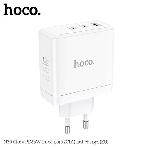Cốc sạc Hoco N30 Glory PD65W