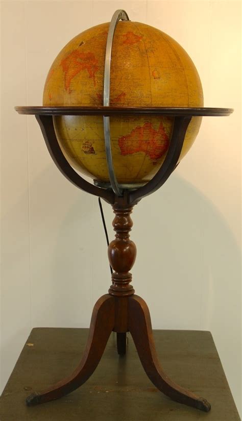 Found In Ithaca Antique Lighted Glass Globe On Stand Sold
