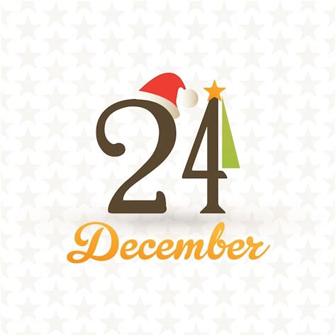 Vetores e ilustrações de 24 dezembro para download gratuito | Freepik