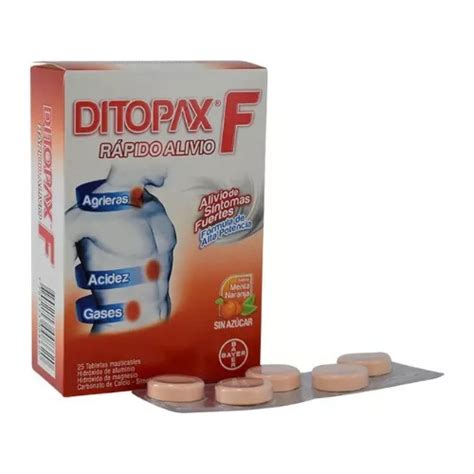 Ditopax Masticable Tabletas Mercadolibre