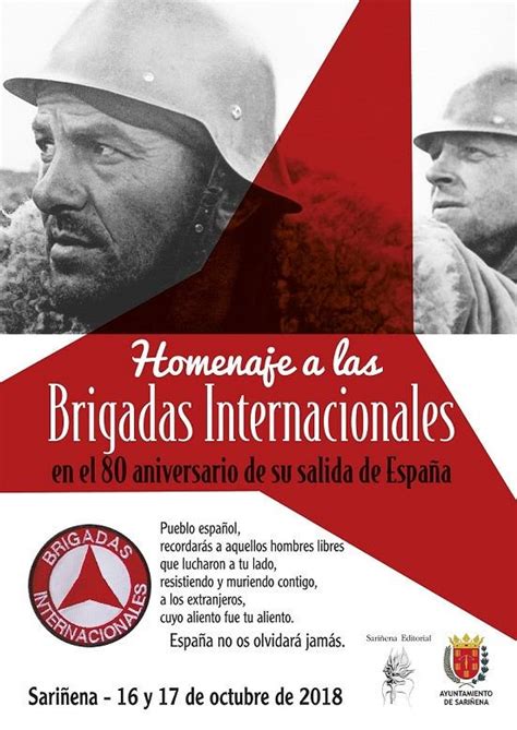 Homenaje A Las Brigadas Internacionales Los Pueblos Del Mundo En Lucha