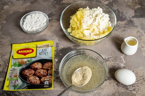 Котлеты картофельные с творогом и приправой maggi®: рецепт с фото