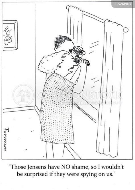 Nosy Neighbors Cartoons And Comics Funny Pictures From Cartoonstock