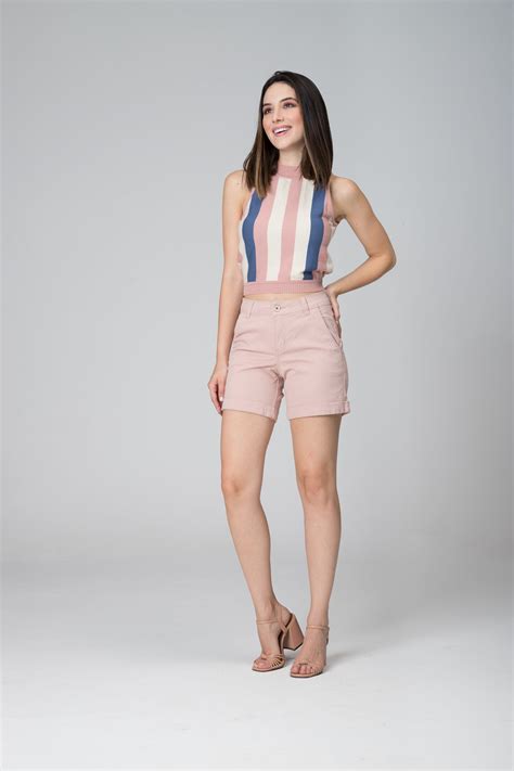 Bermuda Nude Barra Italiana F Oxiblue Jeans