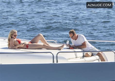 Jemma Donovan Sexy Seen With Jason Donovan Showing Off Her Hot Bikini Body On A Yacht In Sydney