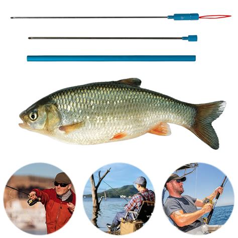 Полая игла для вентиляции рыбы, игла для крючка для дождевых червей ...