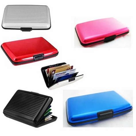 Blue Aluminium Card Holder 10 Cards At Rs 32 In New Delhi Id