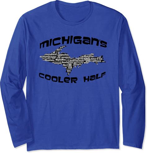 Amazon Michigan Cooler Half Upper Peninsula Yoopers Word Collage