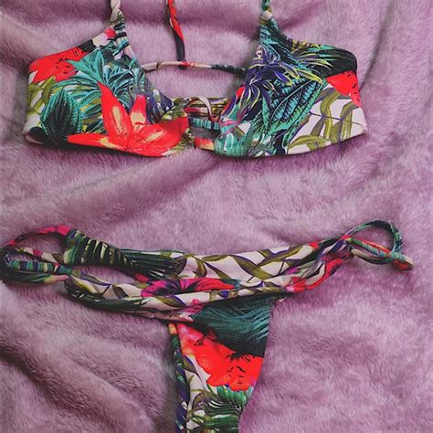 Midori Swim Midori Bikini Set Lolita Lily Bottoms And Moalau Top Poshmark