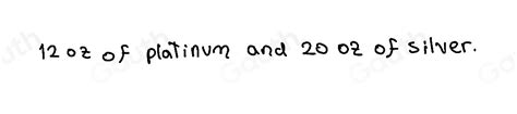 Solved The Triangular Region Shows The Number Of Possible Ounces Of