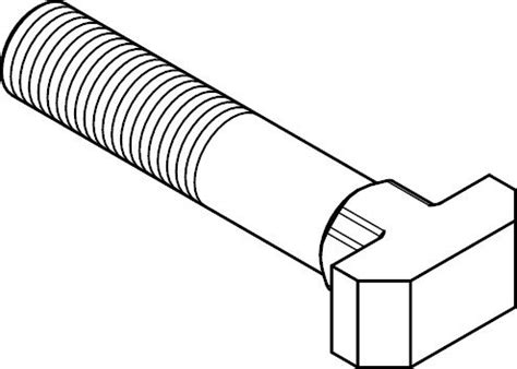 Din Und Normteile Din Form B Mu Stahl Blank Hammerschrauben