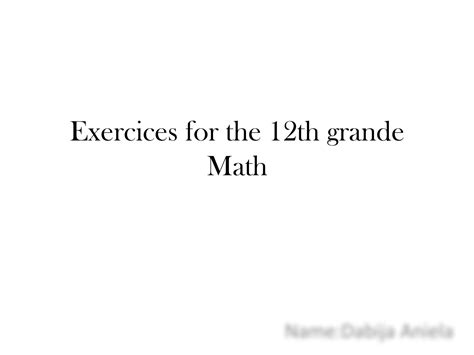 solution exercices    grande studypool