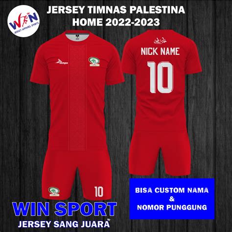 Jual Jersey Timnas Palestine Home Terbaru Berbahan Dryfit