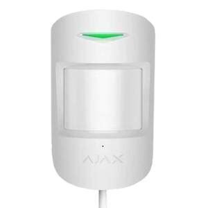 Извещатель движения и разбития стекла Ajax CombiProtect Fibra white