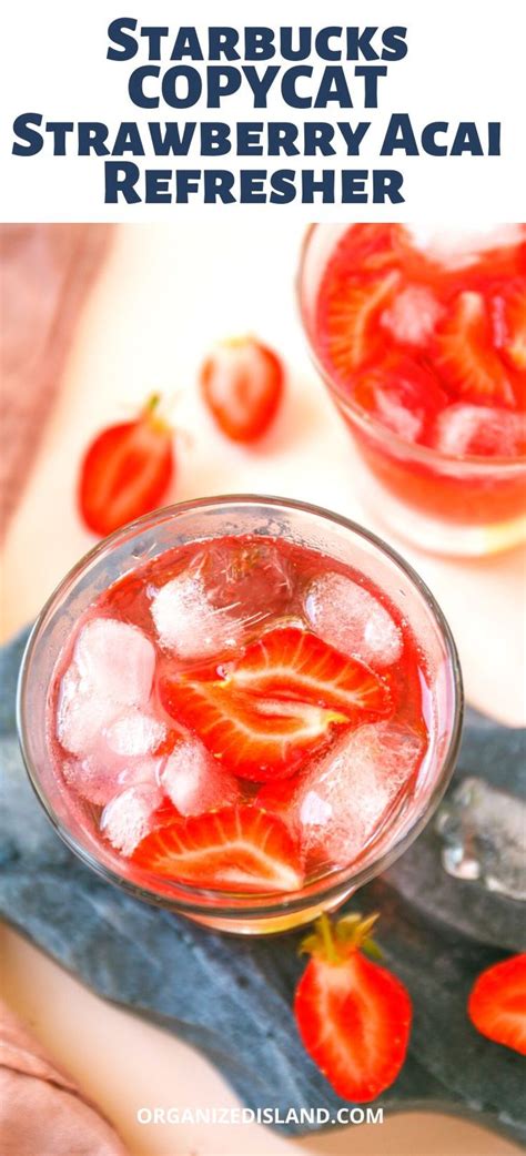 how to make a starbucks strawberry acai
