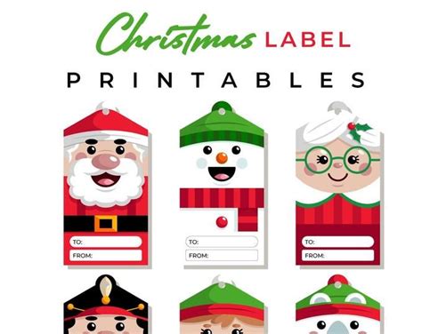 Ultimate Printable Christmas Gift Tag Bundle Etsy Christmas Gift