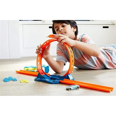 Coffret Lanceur Et Looping Hot Wheels Avec Voiture Jouets Fr