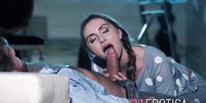 BLOWJOB PASS Brunette Cock Sucking Babe Lena Reif Pounded Hardcore Tnaflix