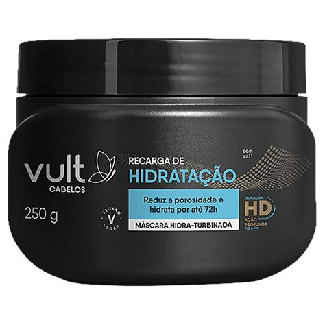 Mascara De Cabelo Hidratação - Máscara Vult Cabelos Recarga de Hidratação Pote 500g | Boa Supermercados