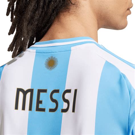 adidas argentina  messi home jersey soccer ix white
