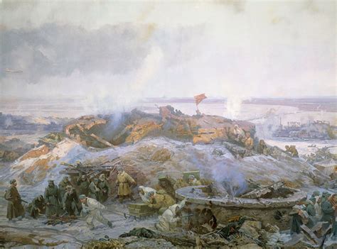 Battle Of Stalingrad Painting