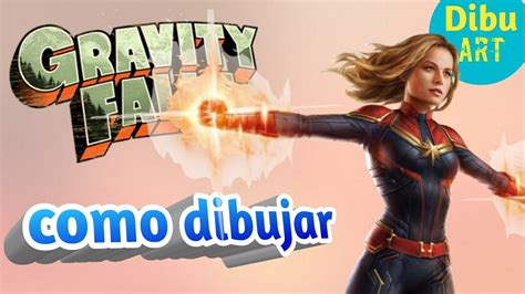 Como Dibujar Cartoon 1 Capitana Marvel YouTube