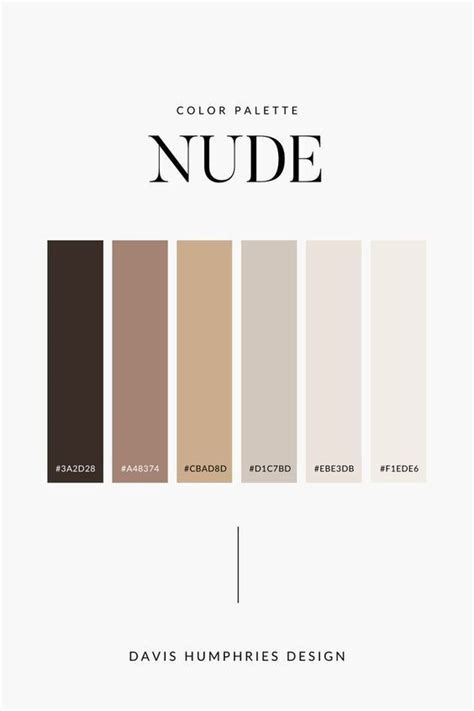 Nude Color Palette Color Palette Color Design Inspiration