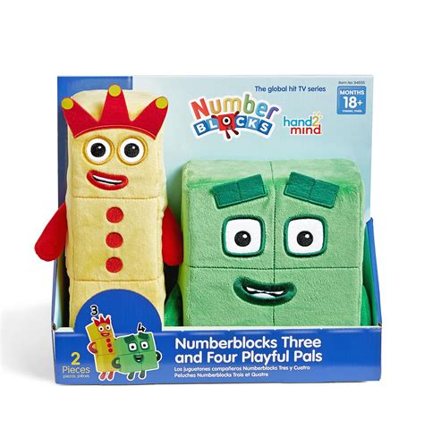 Hand2mind Numberblocks Three And Four Playful Pals