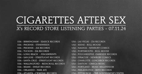 Unveiling The Cigarettes After Sex Tour A Musical Journey Awaits