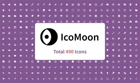 Icon Design System Icomoon Free Figma Template For Icons