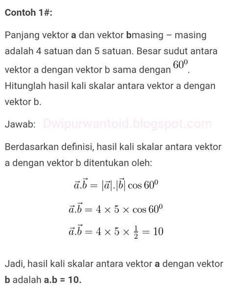 Detail Contoh Besaran Skalar Dan Vektor Koleksi Nomer