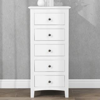 5 Drawers Solid Wood Lingerie Chest In White Bed Bath Beyond 35591271