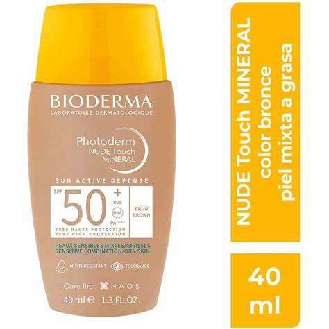 Protetor Solar Facial Bioderma Photoderm Nude Touch Mineral FPS Escuro Ml Shopee Brasil
