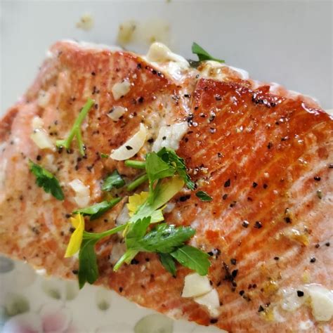 Baked Garlic-Butter Salmon - Just Cook Well