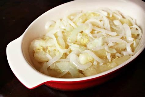 Yuca Con Mojo Cassava With Garlic Sauce The Kitchen Prep Blog