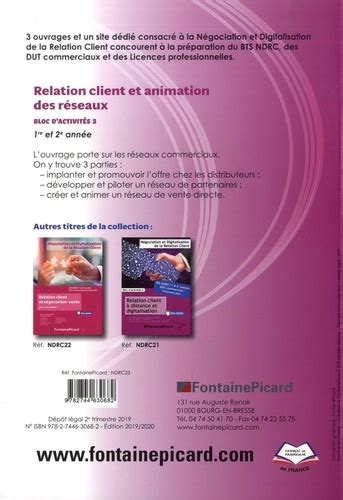 Relation Client Et Animation Des R Seaux Bts Jean Fran Ois Dh Nin