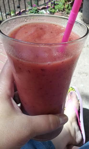 Fruit Slushie Healthy Summer Refreshment So Easy Just Fill A Blender