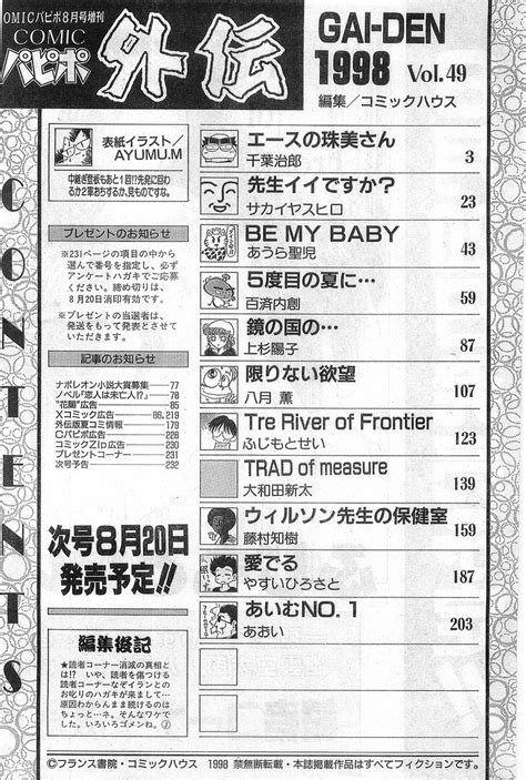 COMIC Papipo Gaiden 1998 08 Page 234 Nhentai Hentai Doujinshi And Manga