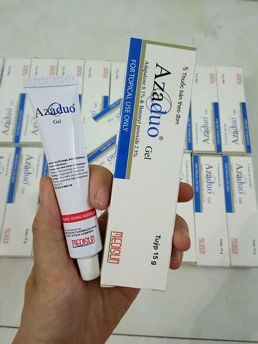 Gel Trị Mụn Azaduo Gel Adapalene 0 1 And Benzoyl Peroxide 2 5 Benzoyl