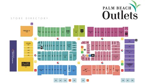 Palm Beach Gardens Outlet Mall Map | Fasci Garden