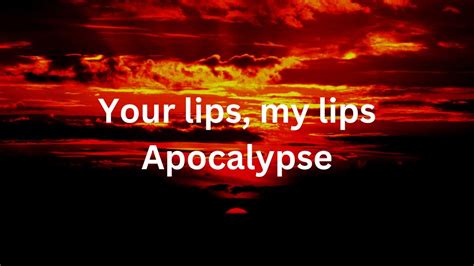 Apocalypse Cigarettes After Sex YouTube